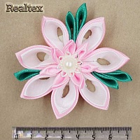 Украшение ручной работы №149 цв.3032/белый