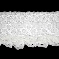 Кружево  80мм CYY 2979 цв.1 белый