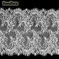  Кружево Реалтекс "реснички" 230мм SM 9829 цв.белый