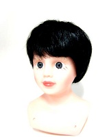 Волосы для кукол парик "Прямой-короткий" П80 24950 цв.Ч