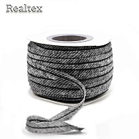 Лента нитепрошивная клеевая по косой с нитью 5710G 10мм цв.серый 