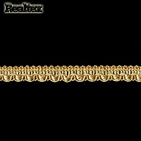 Тесьма отделочная Realtex 9927 12мм цв.охра