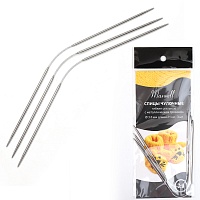 Спицы носочные гибкие с металлическим тросиком Maxwell d=3,0мм 21см 