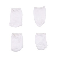 Носки для кукол BE-0007 (2пары) цв.белый