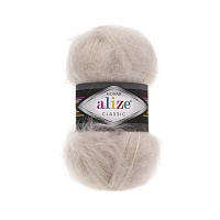 Пряжа Alize "Мохер Classic" (100гр) цв.067 молочно-бежевый