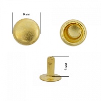 Хольнитены   6*6мм цв.золото