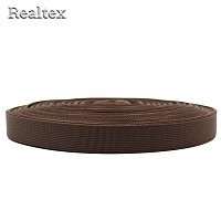  Лента ременная Realtex Premium 25мм (45,7м) цв.02 коричневый