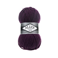 Пряжа Alize "Super Lana Maxi" (100гр) цв.111 фиолетовый