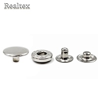 Кнопка "Alfa" №61 "Реалтекс" 15мм (1000шт) цв.никель 