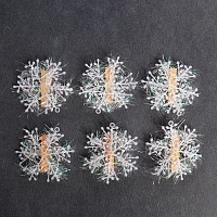 Набор декоративных прищепок 7470621 "Снежинки"
