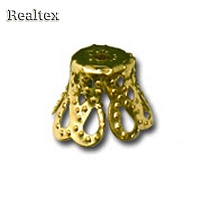 Розетка для бус "Zlatka" DC-005/5 цв.01 золото