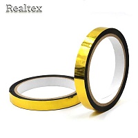 Скотч металлизированный 12мм*50м цв.золото