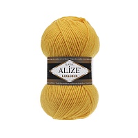 Пряжа Alize "Lana Gold" (0,5кг) цв.216 желтый
