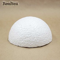 Заготовка для декорирования Полусфера 11см (10шт) (пенопласт пористый) 