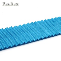 Лента атласная "гофре" 40мм цв.3157 бирюзовый