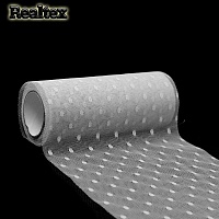 Фатин Реалтекс "Горох" средней жесткости ш.150мм цв.10 серый