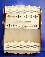 Заготовка для декорирования деревянная Полочка №18 42*32*10см