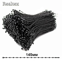 Этикетодержатели  Realtex петля 145мм цв.черный