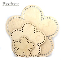 Донышки для корзин "Цветок" 3мм мод.13612 (14см,24см,37см)