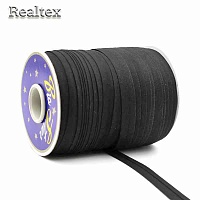 Косая бейка Х/Б 15мм RS цв.черный