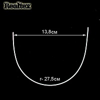 Косточки корсажные Realtex №34С металл крашенный (27,5x13,8см) (10пар)