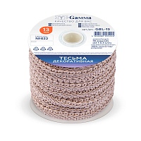 Тесьма "Булет" GBL-15 13мм цв.022 бежевый