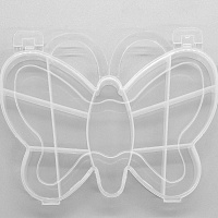 Контейнер QB-005 "Бабочка" 14*10*2см Hobby&Pro