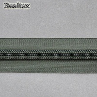 Молния рулонная витая Т.10 (100м) цв.327 хаки