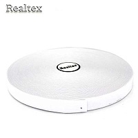 Резинка вязаная Realtex  25мм (40м) цв.белый 