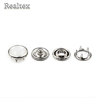 Кнопка рубашечная  Realtex 10,5мм нержавеющая сталь (1000шт) цв.перламутр 