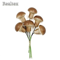Декоративные Грибы Realtex 21*25мм на проволоке (25шт) 
