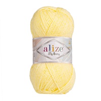 Пряжа Alize "My Baby" (0,25кг) цв.187 лимонный