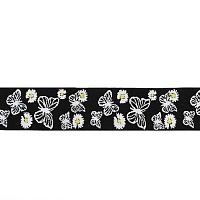 Резинка декоративная 40мм ET20.024001 цв.чёрный