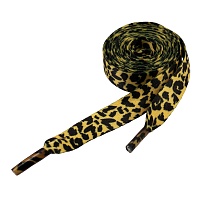 Шнурки 10мм SHL-01/10 (5пар) цв.11 жёлтый (леопард чёрный)