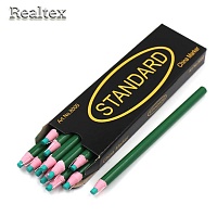 Карандаш Realtex самозатачивающийся, меловой цв.зеленый