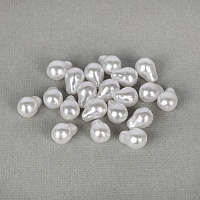 Бусины декоративные "Zlatka" WDB-11 капля под жемчуг 11*9мм (20шт) цв.01 