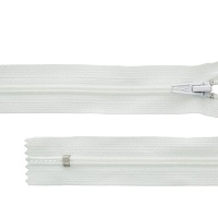 Молния витая G004A Т.4 20см неразъемная замок автомат цв.101 белый