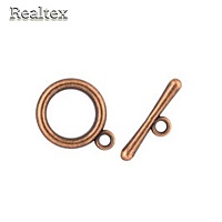 Застежка-тогл для бижутерии "Zlatka" MFT-03 цв.медь