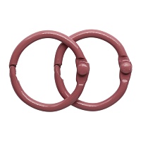 Кольца для альбомов 20мм 5AS-102 цв.тёмно-розовый