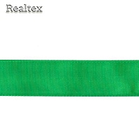 Лента репсовая Realtex 25мм цв.019 зеленый 