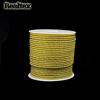 Шнур люрекс Realtex 3мм цв.золото