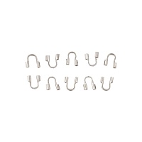 Протектор для защиты тросика FMK-Y02 5*4,5мм "Zlatka" цв.01 серебро