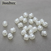 Бусины декоративные "Zlatka" WDB-06 ракушка под жемчуг 8*6мм (50шт) цв.01