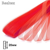  Регилин мягкий Realtex 20мм цв.А-03 красный