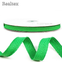 Тесьма киперная 10мм TBY.10F239 2г/м цв.F239 зелёный