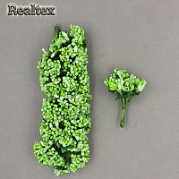 Тычинки Realtex "Букетик" (12бук.*12шт) цв.светло-зеленый