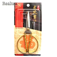 Ножницы Realtex "Xizhiyuan" 185мм с золотыми ручками