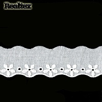 Шитье 35мм TBY 0378 х/б цв.01 белый 