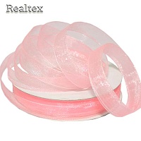 Лента капроновая  6мм Realtex цв.3054 розовый