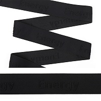 Резинка тканная 35мм TBY с надписью ENERGY 